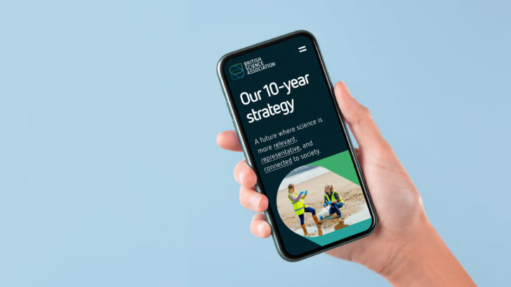 BSA Strategy launch microsite mobile sml