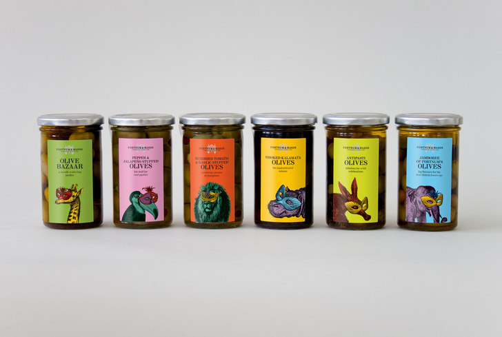 Fortnum & Mason olive jars