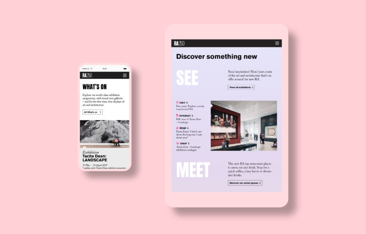 Royal Academy Website launch 2018 Large image 1920x1230 2