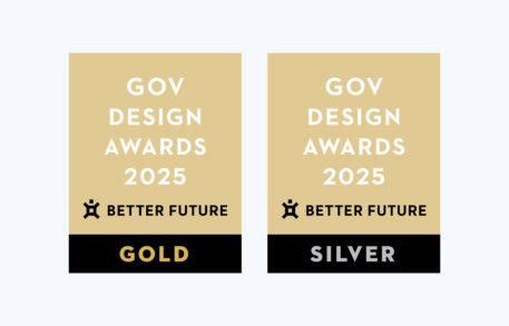 Red Stone win two Better Future Gov Design Awards