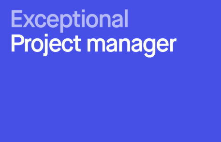 We’re looking for a project manager